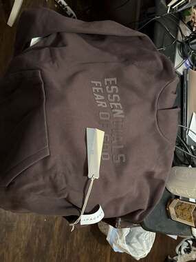 Fear of God Essentials Pullover Hoodie Plum